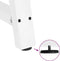 vidaXL - Salontafelpoten - 2 - st - A-vormig - 70x(72-73) - cm - staal - wit