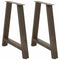 vidaXL - Salontafelpoten - 2 - st - A-vormig - 80x(72-73) - cm - staal