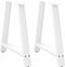 vidaXL - Salontafelpoten - 2 - st - A-vormig - 80x(72-73) - cm - staal - wit
