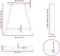 vidaXL - Salontafelpoten - 2 - st - A-vormig - 80x(72-73) - cm - staal - wit