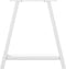 vidaXL - Salontafelpoten - 2 - st - A-vormig - 80x(72-73) - cm - staal - wit