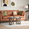 vidaXL - Salontafelpoten - 2 - st - T-vormig - 28x25x(42-43) - cm - staal - naturel