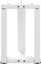 vidaXL - Salontafelpoten - 2 - st - T-vormig - 28x25x(42-43) - cm - staal - wit