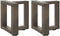 vidaXL - Salontafelpoten - 2 - st - T-vormig - 30x25x(30-31) - cm - staal - naturel