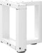 vidaXL - Salontafelpoten - 2 - st - T-vormig - 30x25x(30-31) - cm - staal - wit