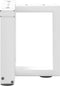 vidaXL - Salontafelpoten - 2 - st - T-vormig - 30x25x(30-31) - cm - staal - wit