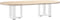 vidaXL - Salontafelpoten - 2 - st - T-vormig - 30x25x(30-31) - cm - staal - wit
