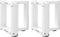 vidaXL - Salontafelpoten - 2 - st - T-vormig - 30x25x(30-31) - cm - staal - wit