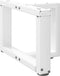 vidaXL - Salontafelpoten - 2 - st - T-vormig - 40x25x(30-31) - cm - staal - wit
