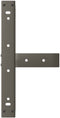 vidaXL - Salontafelpoten - 2 - st - T-vormig - 40x25x(30-31) - cm - staal - naturel