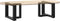 vidaXL - Salontafelpoten - 2 - st - T-vormig - 40x25x(30-31) - cm - staal - zwart