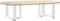 vidaXL - Salontafelpoten - 2 - st - T-vormig - 40x25x(30-31) - cm - staal - wit