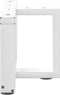 vidaXL - Salontafelpoten - 2 - st - T-vormig - 40x25x(30-31) - cm - staal - wit