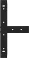 vidaXL - Salontafelpoten - 2 - st - T-vormig - 40x25x(30-31) - cm - staal - zwart