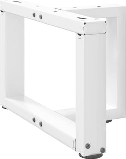 vidaXL - Salontafelpoten - 2 - st - T-vormig - 50x25x(30-31) - cm - staal - wit