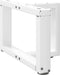 vidaXL - Salontafelpoten - 2 - st - T-vormig - 50x25x(30-31) - cm - staal - wit