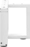 vidaXL - Salontafelpoten - 2 - st - T-vormig - 50x25x(30-31) - cm - staal - wit