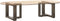 vidaXL - Salontafelpoten - 2 - st - T-vormig - 50x25x(30-31) - cm - staal - naturel