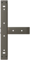 vidaXL - Salontafelpoten - 2 - st - T-vormig - 50x25x(30-31) - cm - staal - naturel