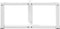 vidaXL - Salontafelpoten - 2 - st - T-vormig - 60x25x(30-31) - cm - staal - wit