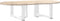 vidaXL - Salontafelpoten - 2 - st - T-vormig - 60x25x(30-31) - cm - staal - wit