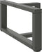 vidaXL - Salontafelpoten - 2 - st - T-vormig - 60x25x(30-31) - cm - staal - antraciet