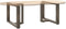 vidaXL - Salontafelpoten - 2 - st - T-vormig - 60x25x(42-43) - cm - staal - naturel