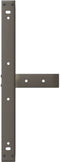 vidaXL - Salontafelpoten - 2 - st - T-vormig - 60x25x(42-43) - cm - staal - naturel