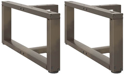 vidaXL - Salontafelpoten - 2 - st - T-vormig - 70x25x(30-31) - cm - staal - naturel