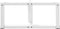 vidaXL - Salontafelpoten - 2 - st - T-vormig - 70x25x(30-31) - cm - staal - wit