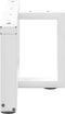 vidaXL - Salontafelpoten - 2 - st - T-vormig - 70x25x(30-31) - cm - staal - wit