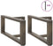 vidaXL - Salontafelpoten - 2 - st - T-vormig - 70x25x(30-31) - cm - staal - naturel