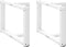 vidaXL - Salontafelpoten - 2 - st - T-vormig - 70x25x(42-43) - cm - staal - wit