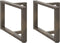 vidaXL - Salontafelpoten - 2 - st - T-vormig - 70x25x(42-43) - cm - staal - naturel