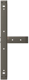 vidaXL - Salontafelpoten - 2 - st - T-vormig - 70x25x(42-43) - cm - staal - naturel