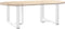 vidaXL - Salontafelpoten - 2 - st - T-vormig - 70x25x(42-43) - cm - staal - wit