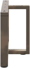 vidaXL - Salontafelpoten - 2 - st - T-vormig - 70x25x(42-43) - cm - staal - naturel