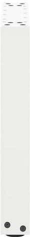 vidaXL - Salontafelpoten - 2 - st - U-vormig - 28x(42-43) - cm - staal - wit