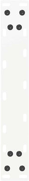 vidaXL - Salontafelpoten - 2 - st - U-vormig - 28x(42-43) - cm - staal - wit