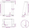 vidaXL - Salontafelpoten - 2 - st - U-vormig - 30x(30-31) - cm - staal - wit