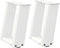 vidaXL - Salontafelpoten - 2 - st - U-vormig - 30x(30-31) - cm - staal - wit