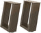vidaXL - Salontafelpoten - 2 - st - U-vormig - 30x(30-31) - cm - staal - naturel
