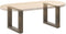 vidaXL - Salontafelpoten - 2 - st - U-vormig - 30x(30-31) - cm - staal - naturel