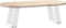 vidaXL - Salontafelpoten - 2 - st - U-vormig - 30x(30-31) - cm - staal - wit