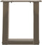 vidaXL - Salontafelpoten - 2 - st - U-vormig - 30x(30-31) - cm - staal - naturel