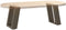 vidaXL - Salontafelpoten - 2 - st - U-vormig - 30x(30-31) - cm - staal - naturel
