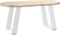 vidaXL - Salontafelpoten - 2 - st - U-vormig - 38x(42-43) - cm - staal - wit