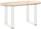 vidaXL - Salontafelpoten - 2 - st - U-vormig - 38x(42-43) - cm - staal - wit