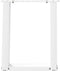 vidaXL - Salontafelpoten - 2 - st - U-vormig - 38x(42-43) - cm - staal - wit
