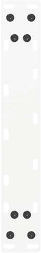 vidaXL - Salontafelpoten - 2 - st - U-vormig - 38x(42-43) - cm - staal - wit